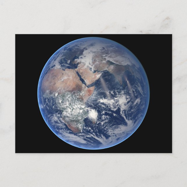 The Eastern Hemisphere On Planet Earth. Postcard (Front)