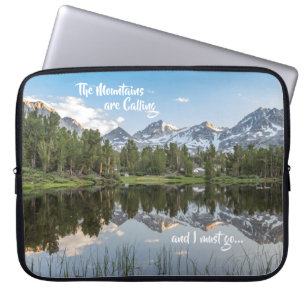 The Eastern Sierra Mountains are Calling Laptop Sleeve