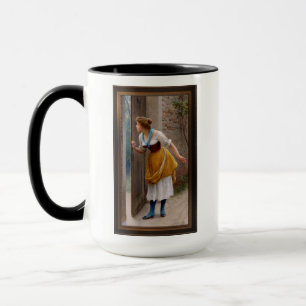 The Eavesdropper by Eugen von Blaas Mug