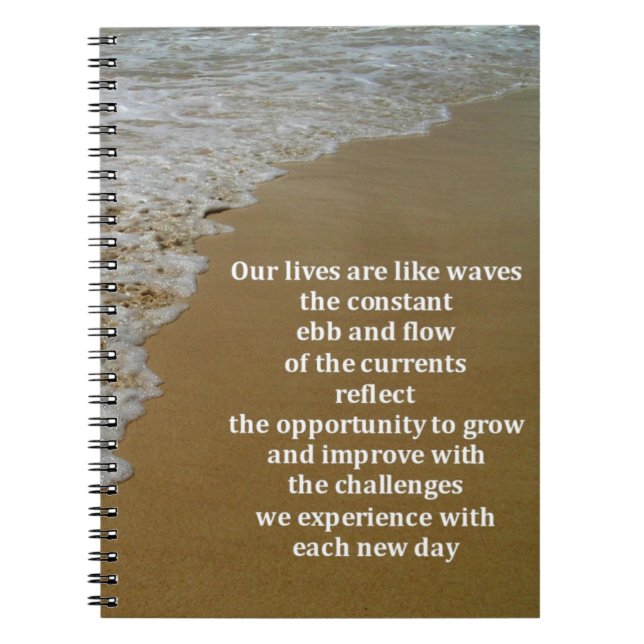The Ebb and Flow of Life Notebook (Front)