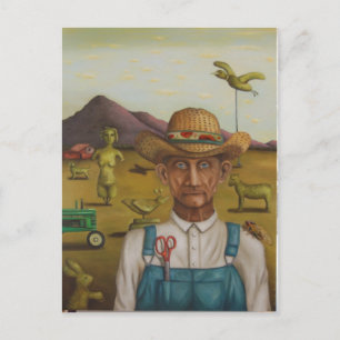 The Eccentric Farmer Postcard