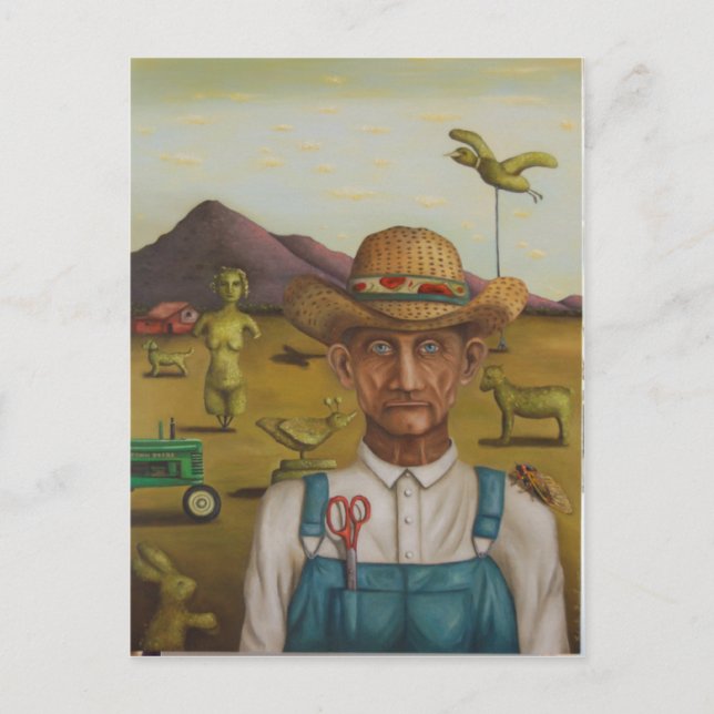 The Eccentric Farmer Postcard (Front)