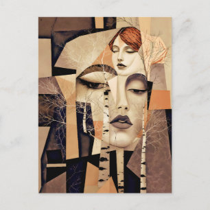 The Echo of “Virelle” – An Abstract Portrait Postcard