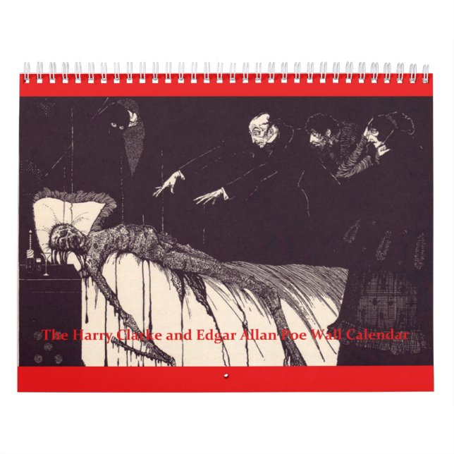 The Edgar Allan Poe and Harry Clarke Wall Calendar (Cover)