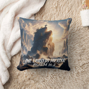 The Edge of Existence THE LORD IS MY ROCK Cushion