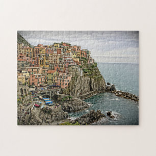 The Edge of Italy - Manarola - Cinque Terre Jigsaw Puzzle