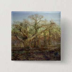 The Edge of Sherwood Forest, 1878 15 Cm Square Badge
