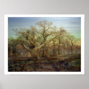 The Edge of Sherwood Forest, 1878 Poster