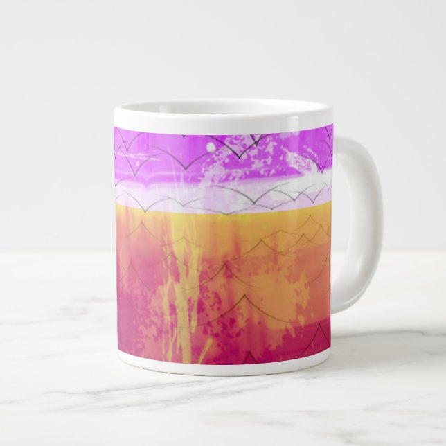 The Edge of the World 2014 Large Coffee Mug (Front Right)