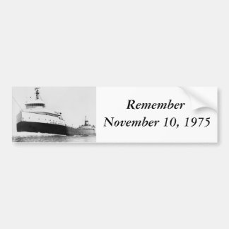 The Edmund Fitzgerald Bumper Sticker
