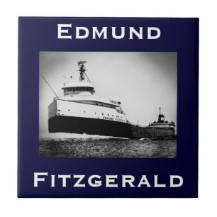 The Edmund Fitzgerald Ceramic Tile