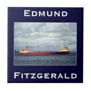 The Edmund Fitzgerald Ceramic Tile