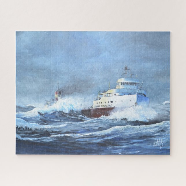 The Edmund Fitzgerald Jigsaw Puzzle (Horizontal)