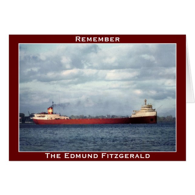 The Edmund Fitzgerald on the St. Clair River (Front Horizontal)