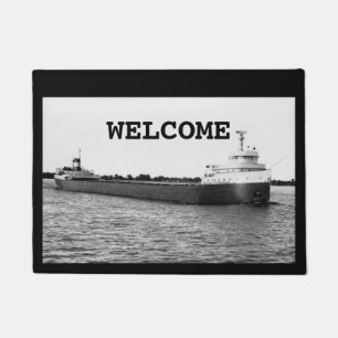 The Edmund Fitzgerald on the St. Clair River Doormat