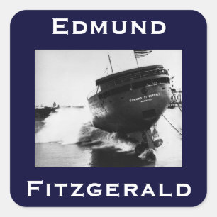 The Edmund Fitzgerald Square Sticker