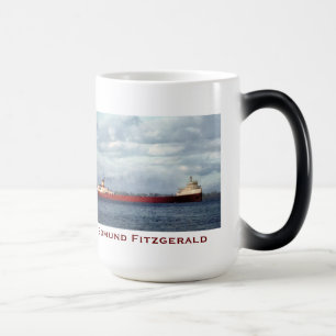 The Edmund Fitzgerald with Crew Names Magic Mug