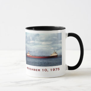 The Edmund Fitzgerald with Crew Names Mug