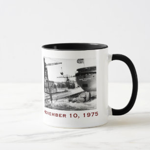 The Edmund Fitzgerald with Crew Names Mug