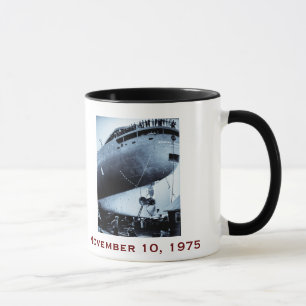 The Edmund Fitzgerald with Crew Names Mug
