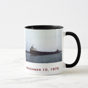 The Edmund Fitzgerald with Crew Names Mug