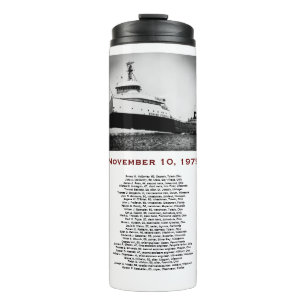 The Edmund Fitzgerald with Crew Names Mug