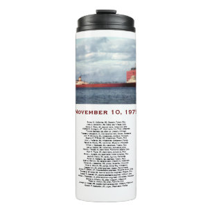 The Edmund Fitzgerald with Crew Names Mug