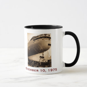 The Edmund Fitzgerald with Crew Names Mug