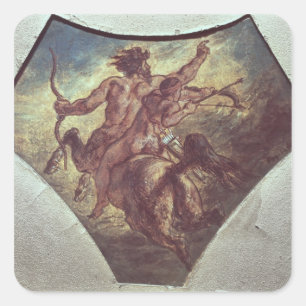 The Education of Achilles Square Sticker