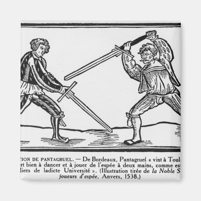 The Education of Pantagruel, illustration Magnet (Front)