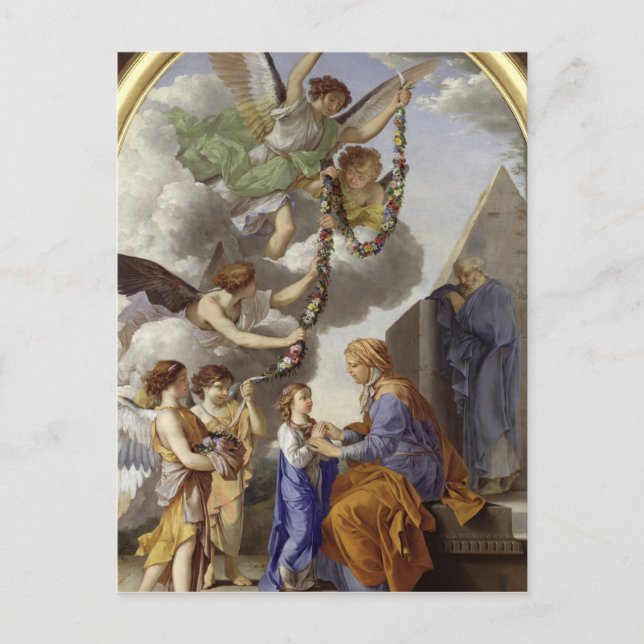 The Education of the Virgin Postcard (Front)