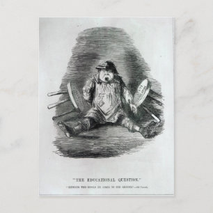 The Educational Question' Postcard