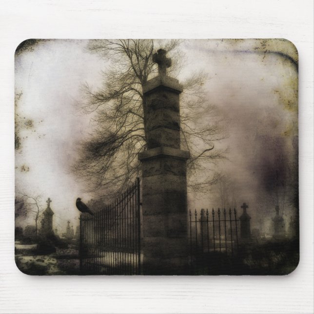 The Eerie Gate Mouse Pad (Front)