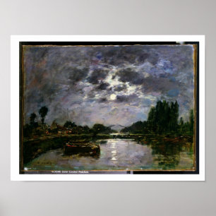 The Effect of the Moon, 1891 (oil on canvas) Poster