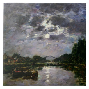 The Effect of the Moon, 1891 (oil on canvas) Tile