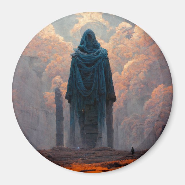 The Effigy Fantasy Sci-Fi Art Magnet (Front)