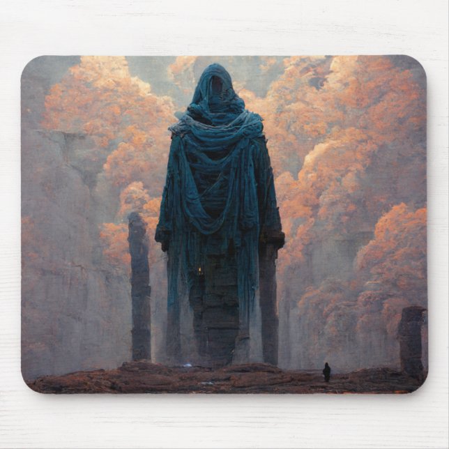 The Effigy Fantasy Sci-Fi Art Mouse Pad (Front)