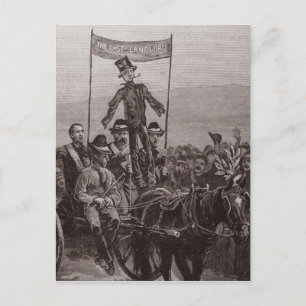The Effigy of the Last Landlord Postcard
