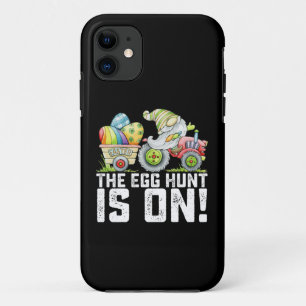 The Egg Hunt Is On Gnome Funny Easter iPhone 11 Case