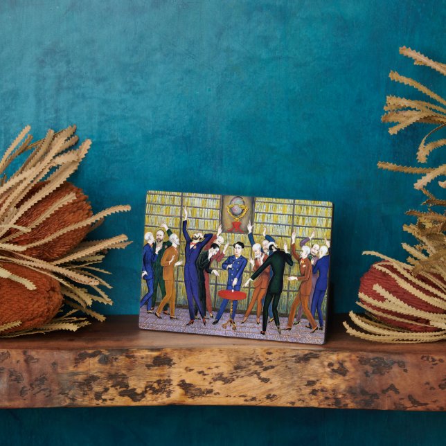 The Egg of Columbus, fine art, Plaque (Side)