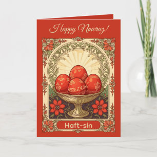 The Eggs of Spring Persian Nowruz Symbolism Card