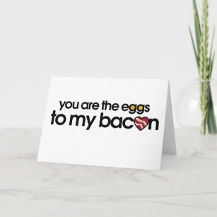 The eggs to my Bacon Holiday Card