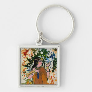 The Egyptian Enchantress by Michael Moffa Key Ring