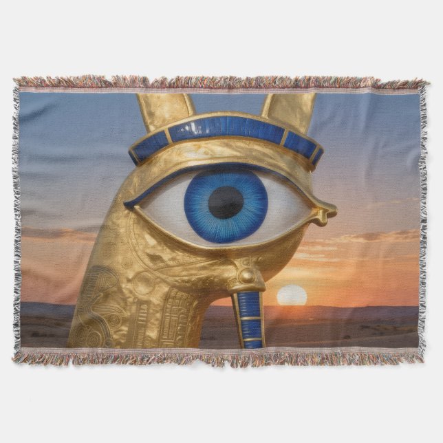 The Egyptian Eye´3 Throw Blanket (Front)