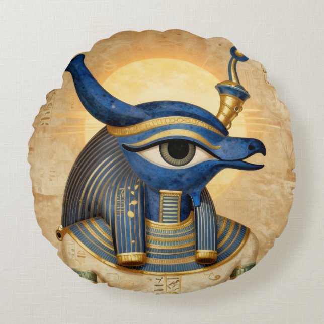 The Egyptian Eye´4 Round Cushion (Front)
