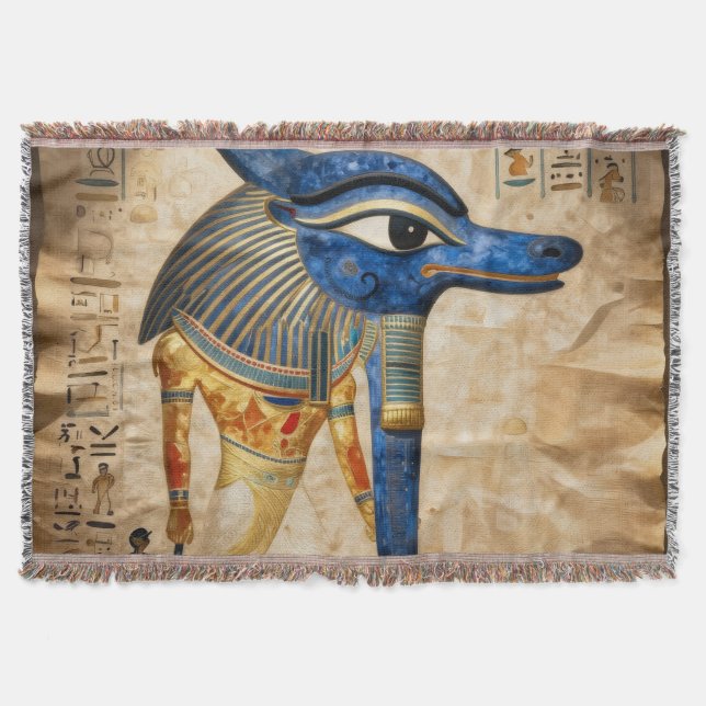 The Egyptian Eye´5 Throw Blanket (Front)