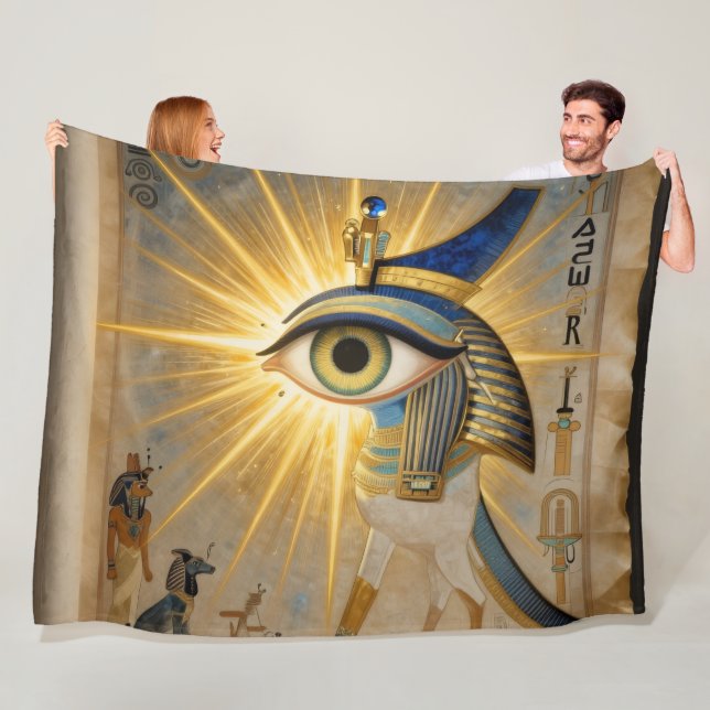 The Egyptian Eye´6 Fleece Blanket (In Situ)