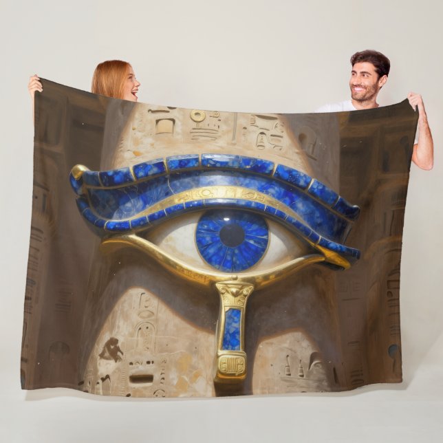 The Egyptian Eye´6 Fleece Blanket (In Situ)