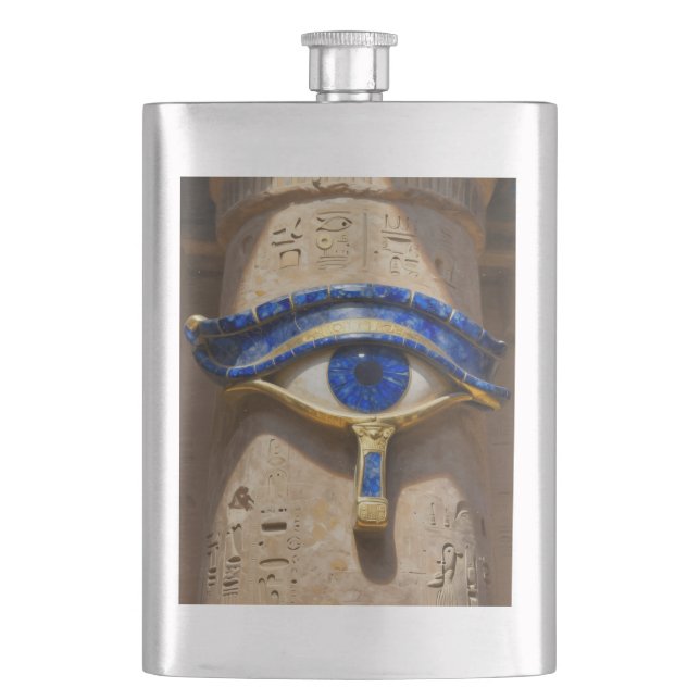 The Egyptian Eye´6 Hip Flask (Front)