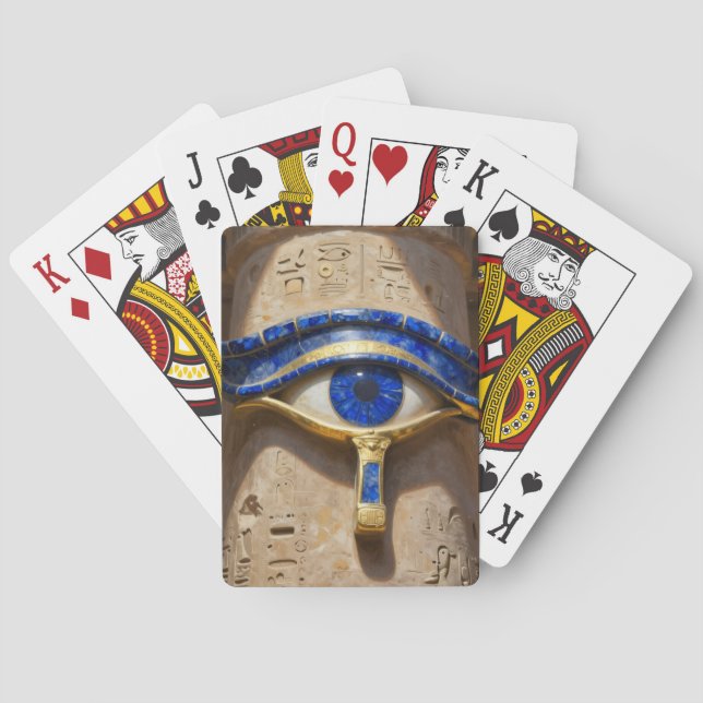 The Egyptian Eye´6 Playing Cards (Back)